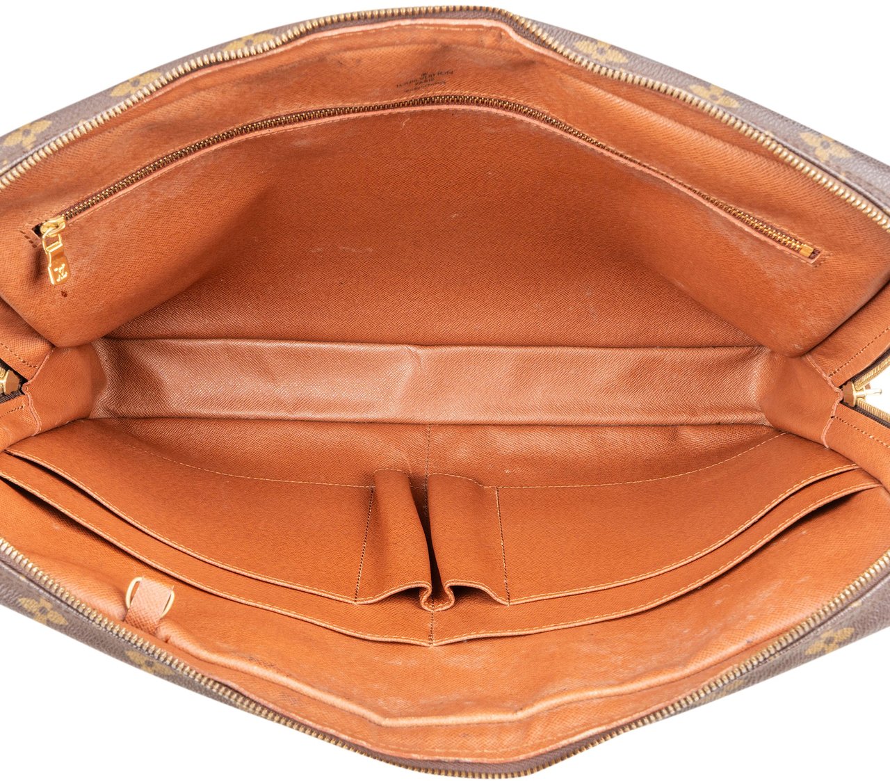 Louis Vuitton Louis Vuitton Canvas Monogram Porte Documents Business Handbag Bruin