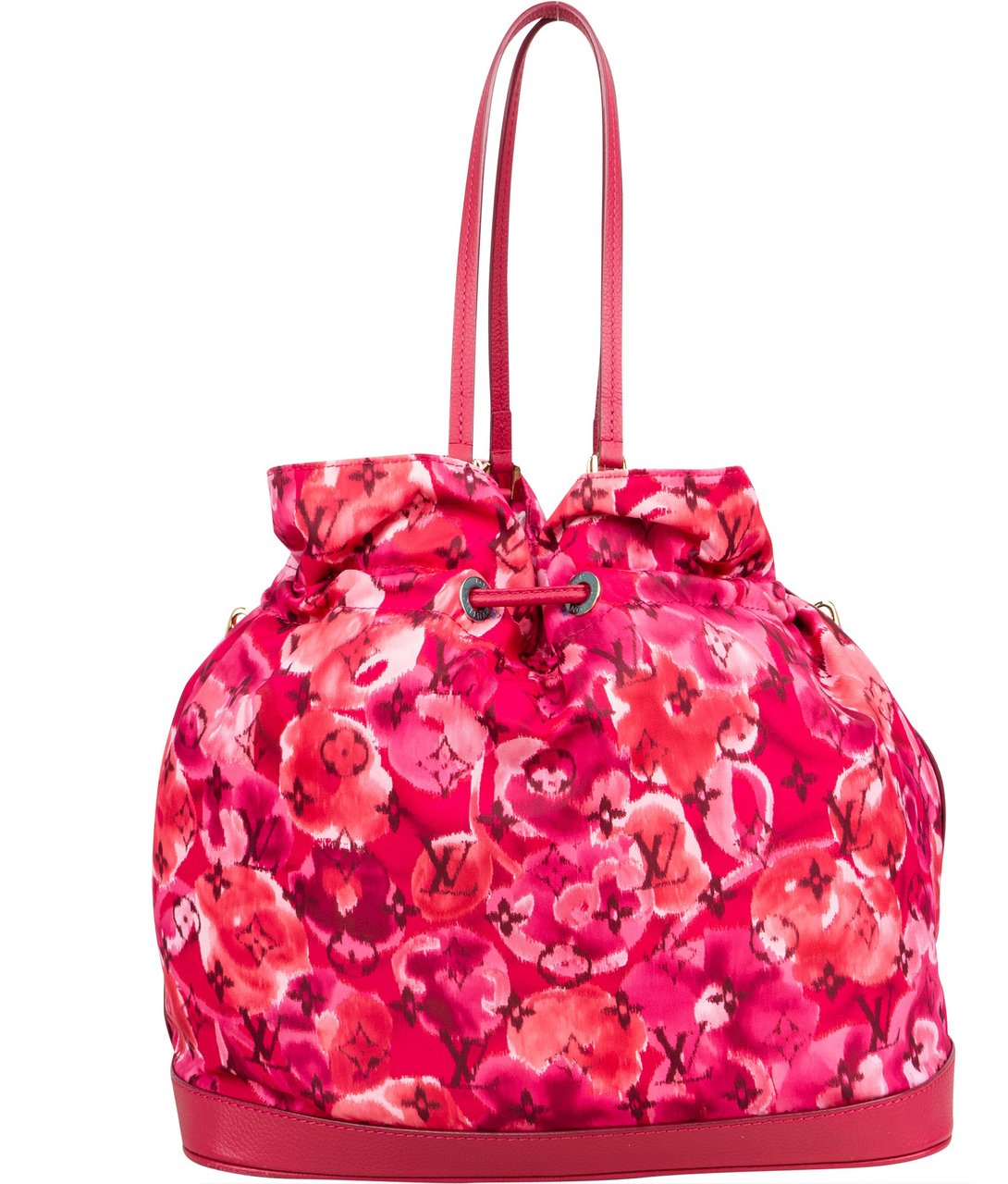 Louis Vuitton Limited Ikat Flower NoeFull MM Handbag Roze