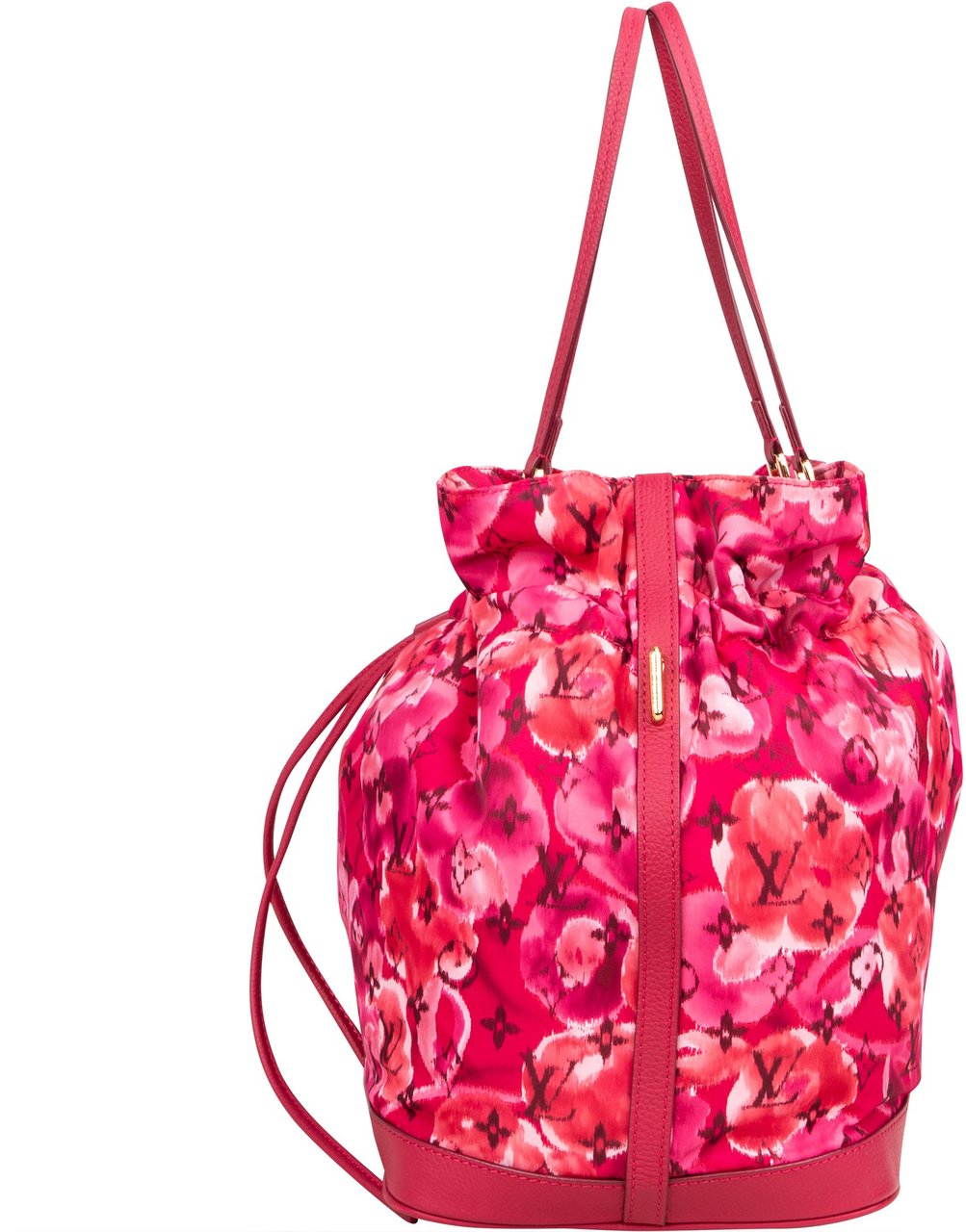 Louis Vuitton Limited Ikat Flower NoeFull MM Handbag Roze