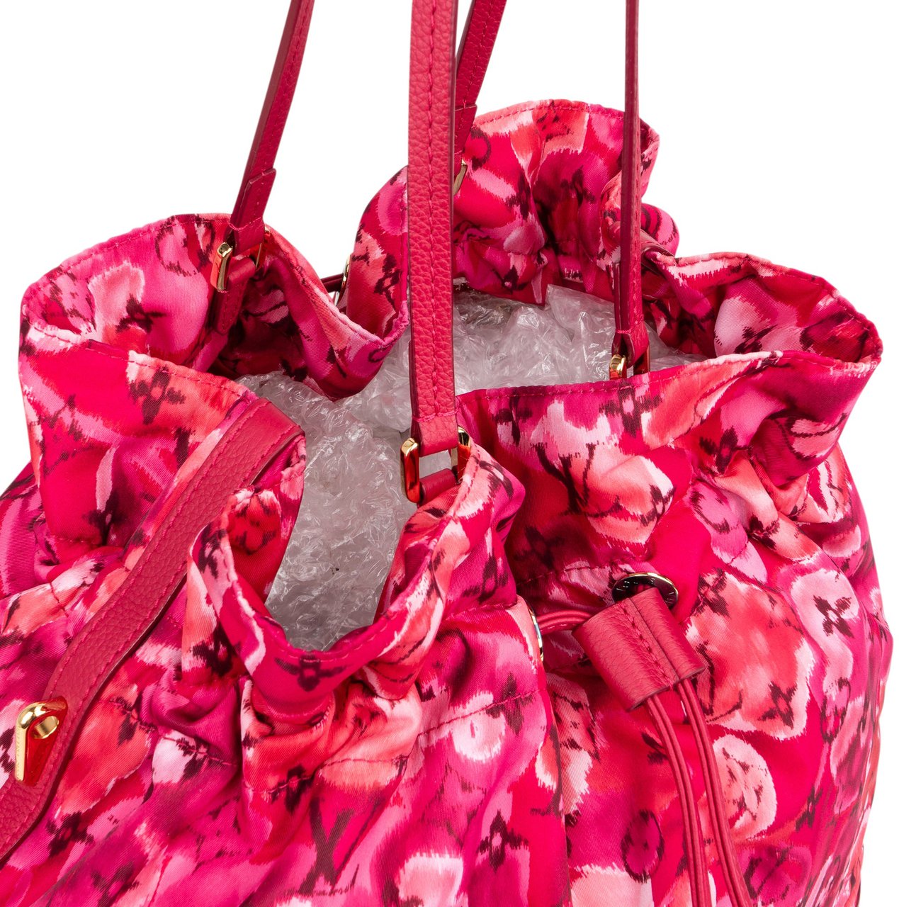 Louis Vuitton Limited Ikat Flower NoeFull MM Handbag Roze