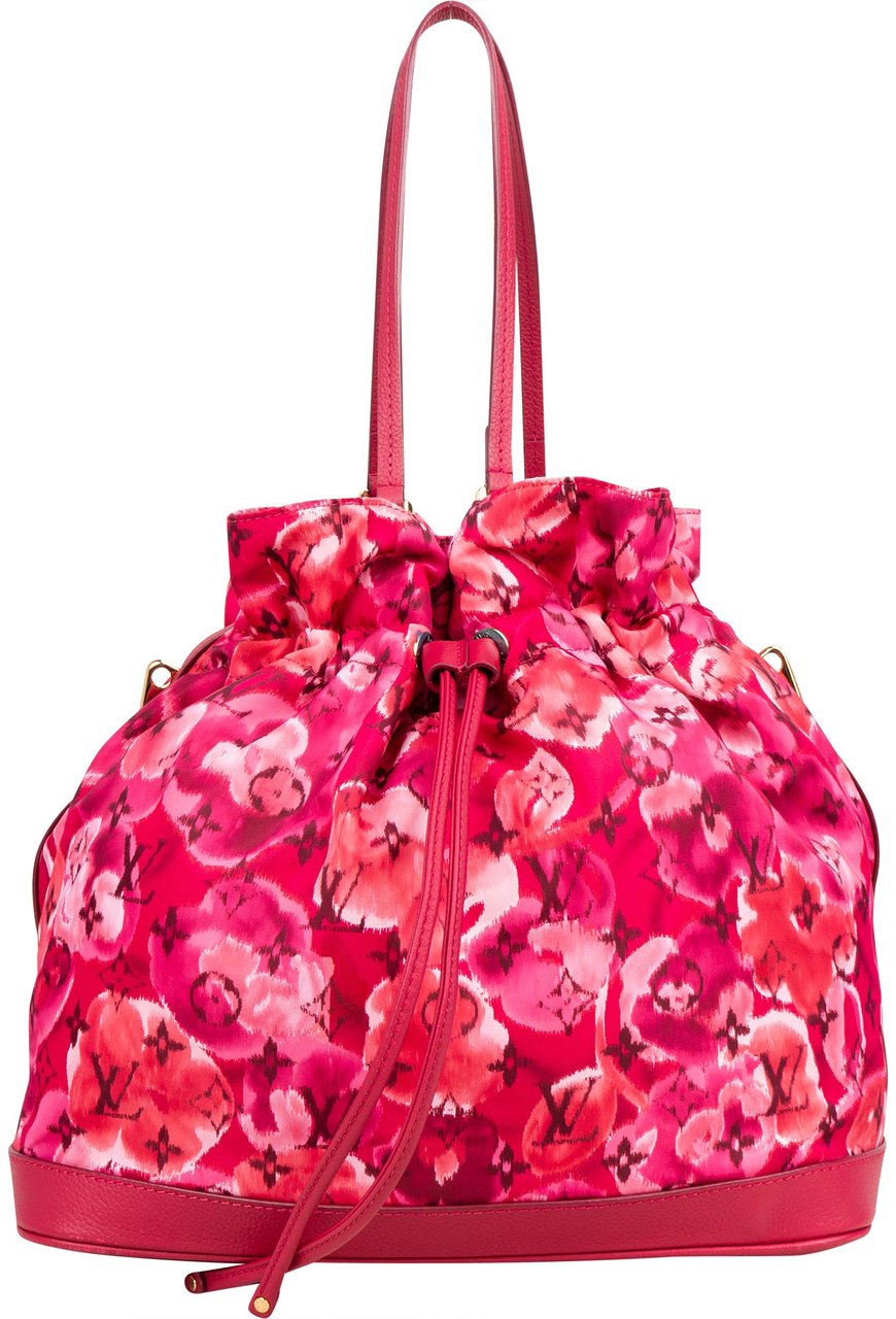 Louis Vuitton Limited Ikat Flower NoeFull MM Handbag Roze