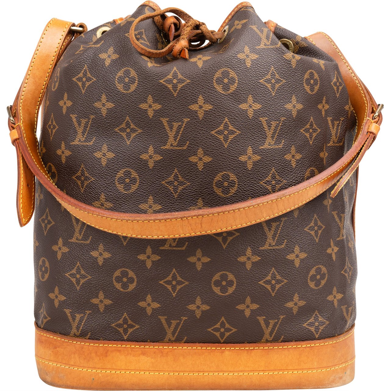 Louis Vuitton Louis Vuitton Canvas Monogram Sac Noe Grande Shoulder Bag Bruin