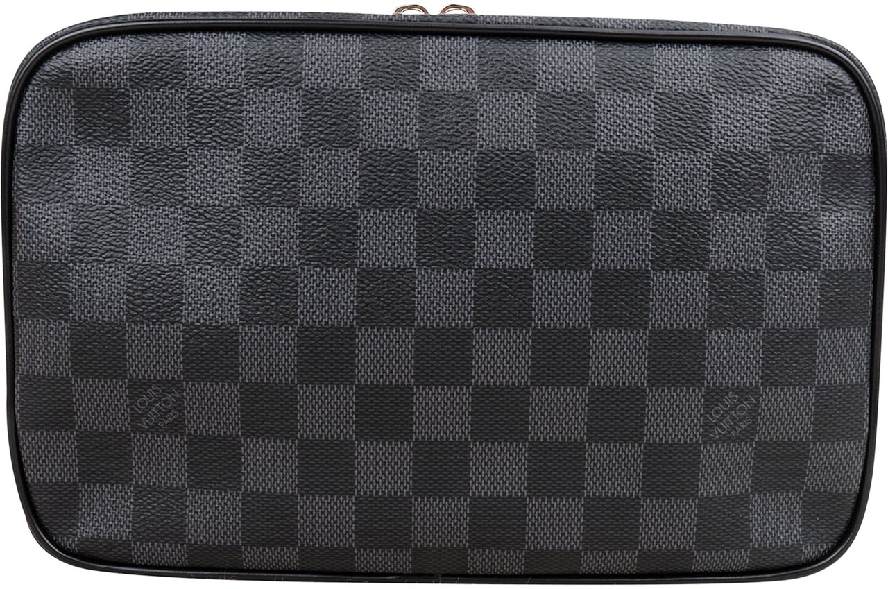 Louis Vuitton Louis Vuitton Damier Graphit Monogram Trousse Toilette Clutch Zwart