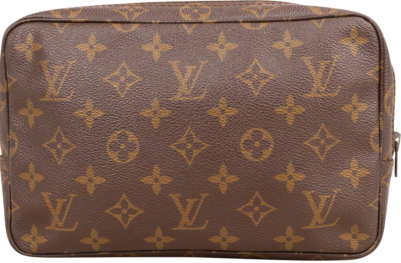 Louis Vuitton Louis Vuitton Canvas Monogram Trousse Toilette 23 Clutch Bruin