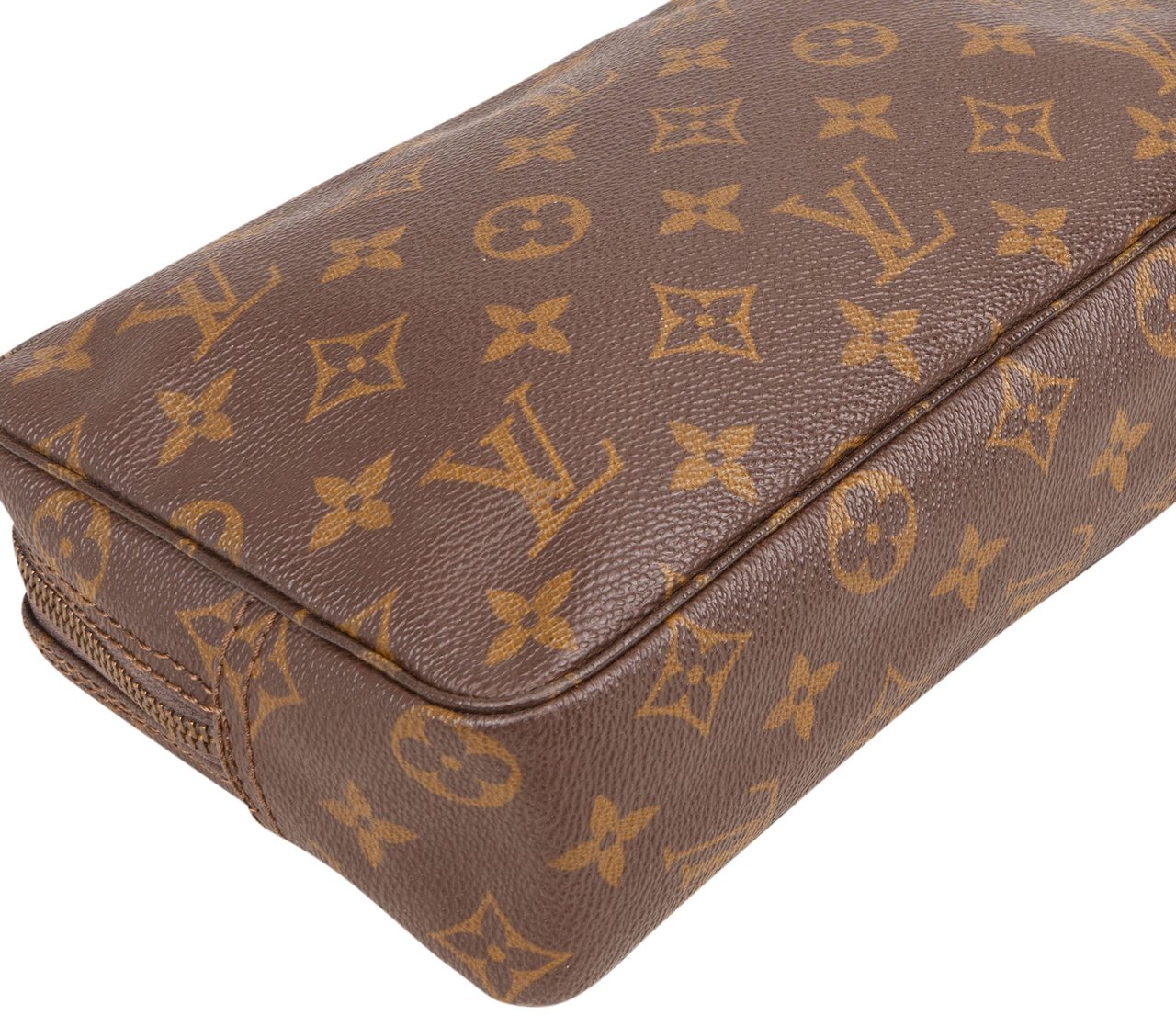 Louis Vuitton Louis Vuitton Canvas Monogram Trousse Toilette 23 Clutch Bruin