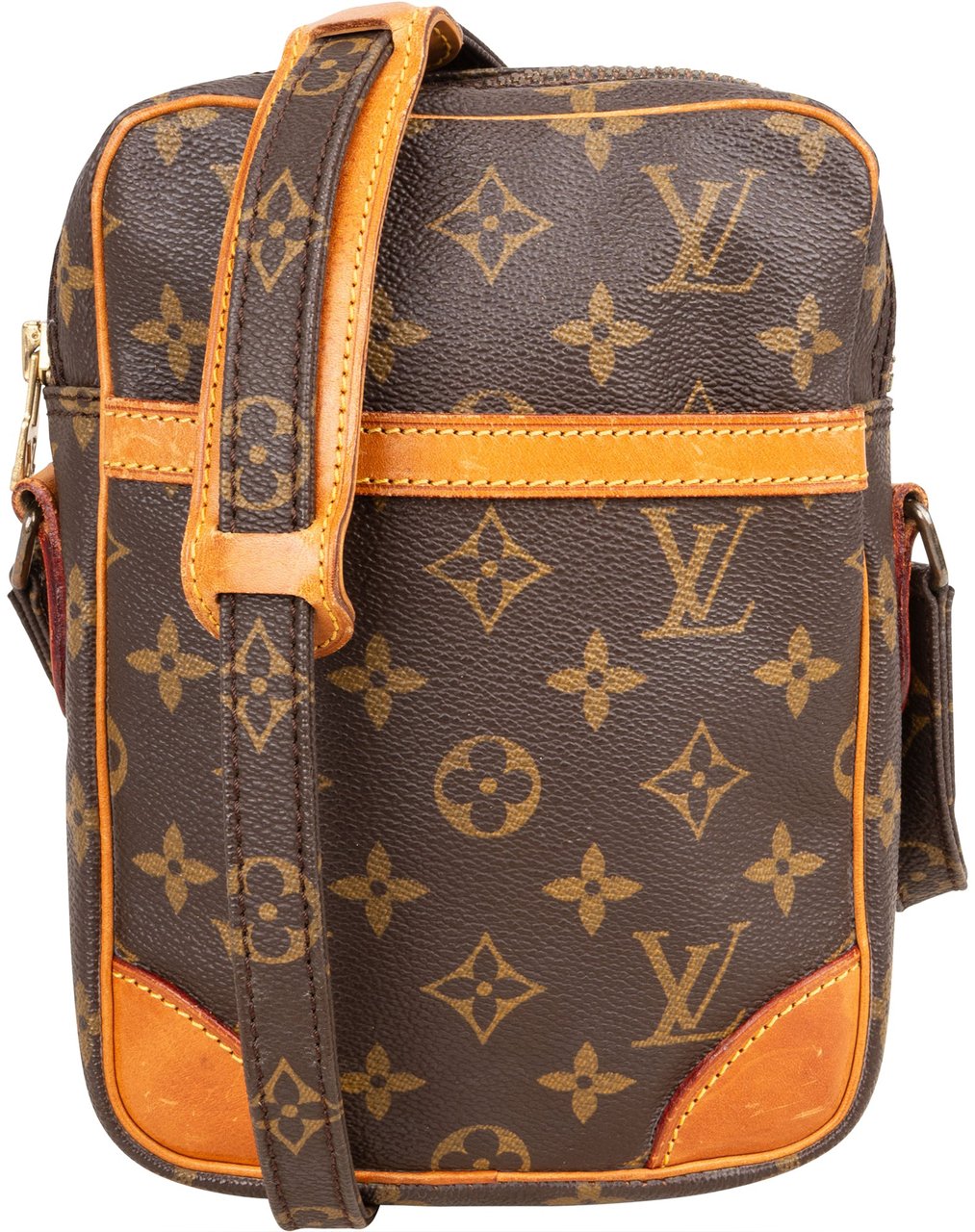 Louis Vuitton Louis Vuitton Canvas Monogram Danube Crossbody Bag Bruin