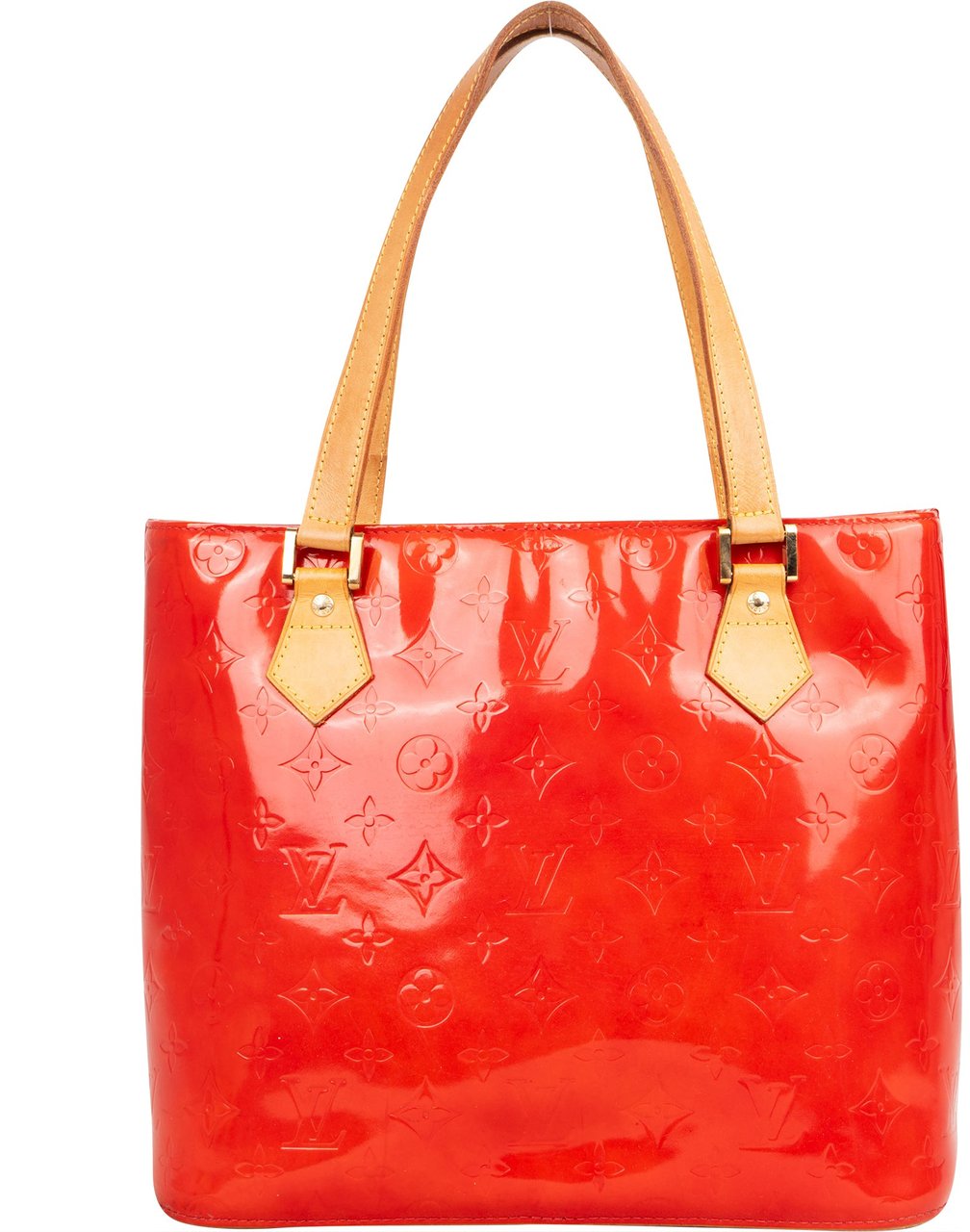 Louis Vuitton Louis Vuitton Vernis Monogram Houston Handbag Rood