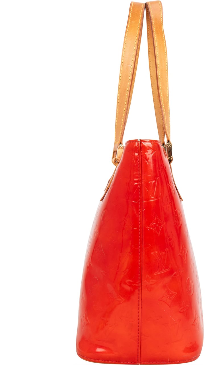 Louis Vuitton Louis Vuitton Vernis Monogram Houston Handbag Rood