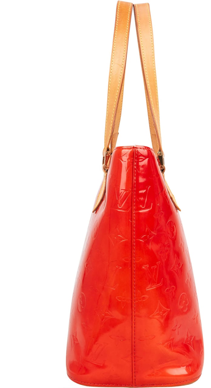 Louis Vuitton Louis Vuitton Vernis Monogram Houston Handbag Rood