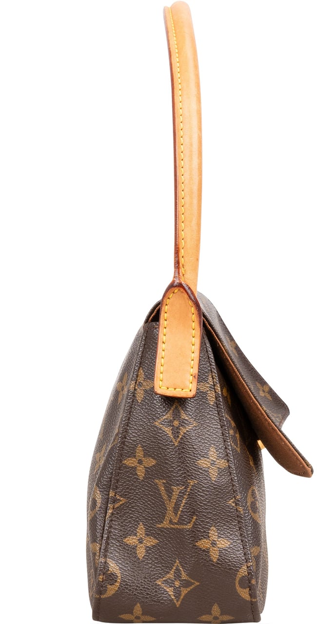 Louis Vuitton Louis Vuitton Canvas Monogram Looping PM Shoulder Bag Bruin