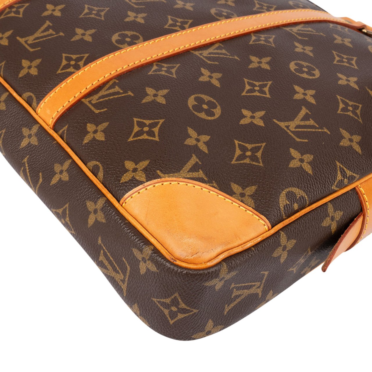 Louis Vuitton Louis Vuitton Canvas Monogram Porte Documents Business Handbag Bruin