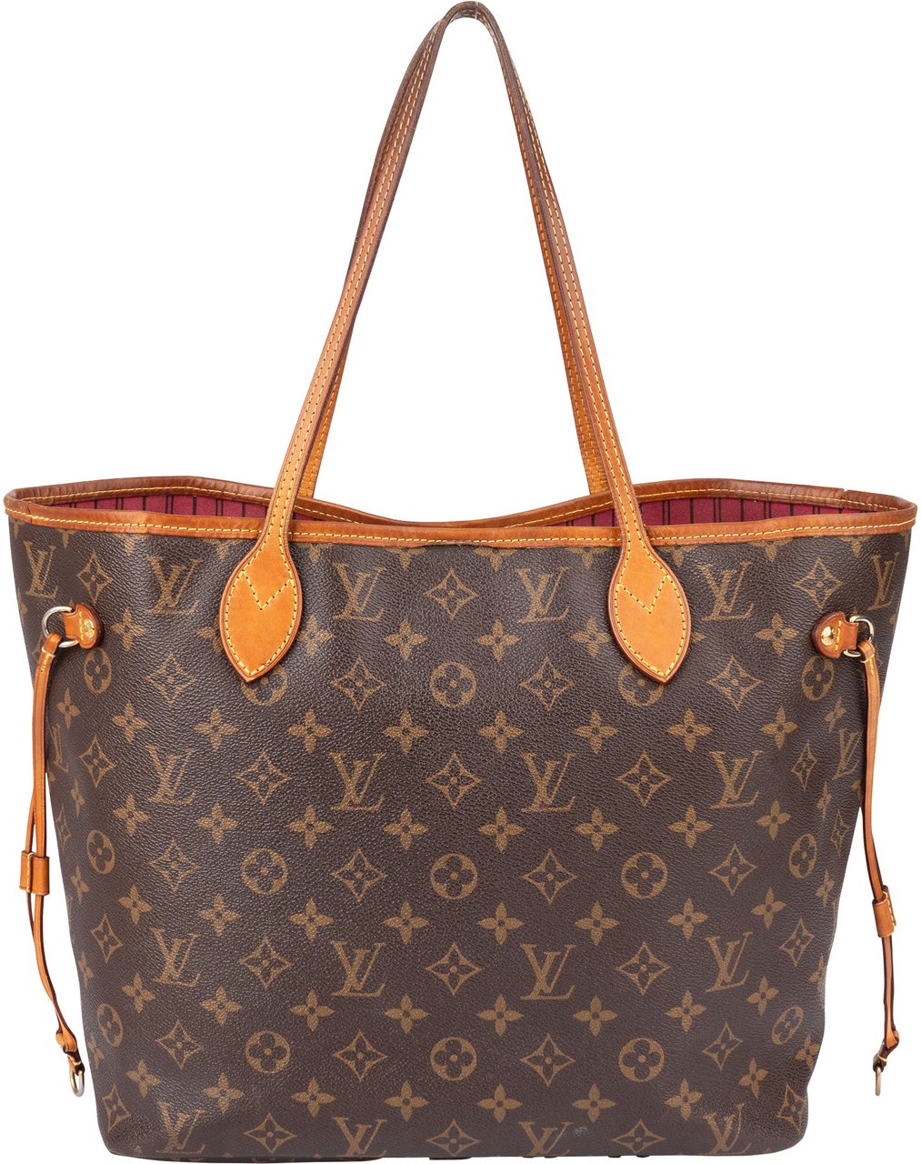 Louis Vuitton Louis Vuitton Canvas Monogram Neverfull MM Shopper Handbag Bruin