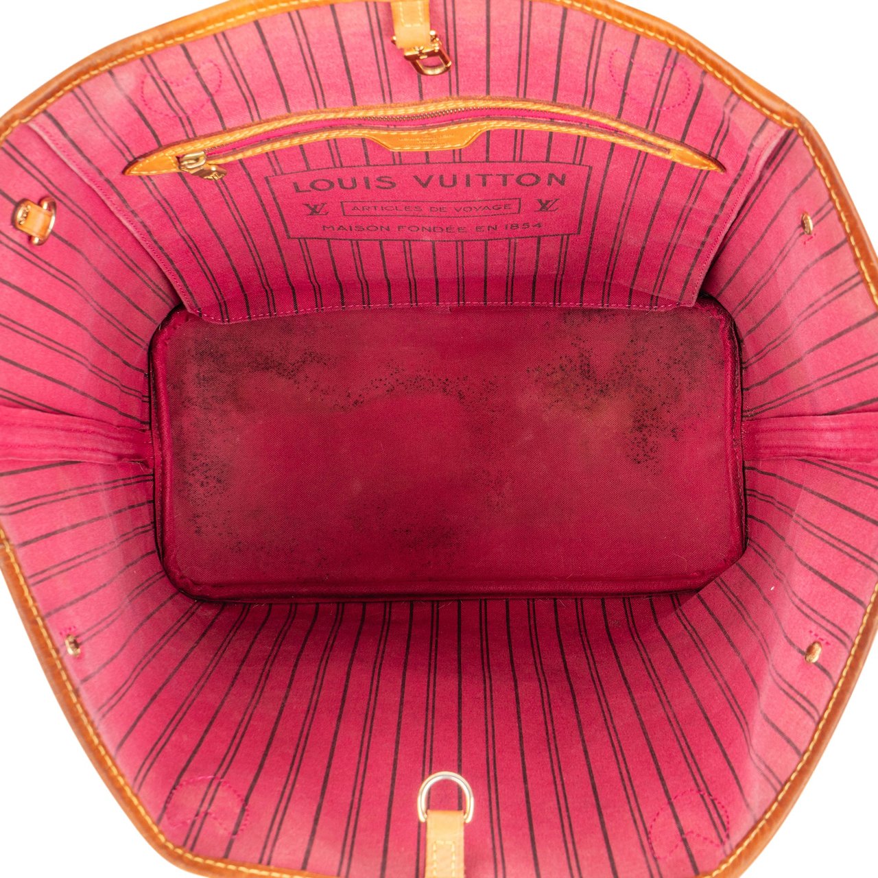 Louis Vuitton Louis Vuitton Canvas Monogram Neverfull MM Shopper Handbag Bruin