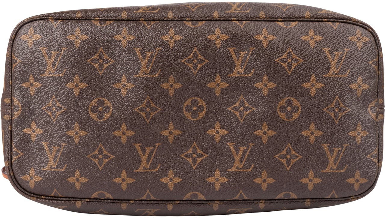 Louis Vuitton Louis Vuitton Canvas Monogram Neverfull MM Shopper Handbag Bruin