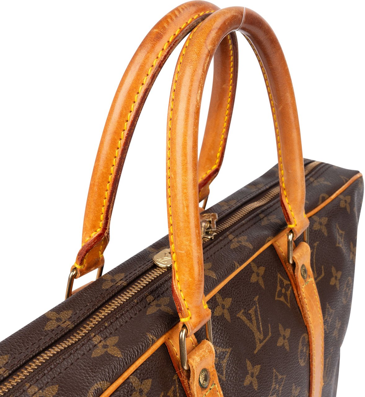 Louis Vuitton Louis Vuitton Canvas Monogram Porte Documents Business Handabag Bruin