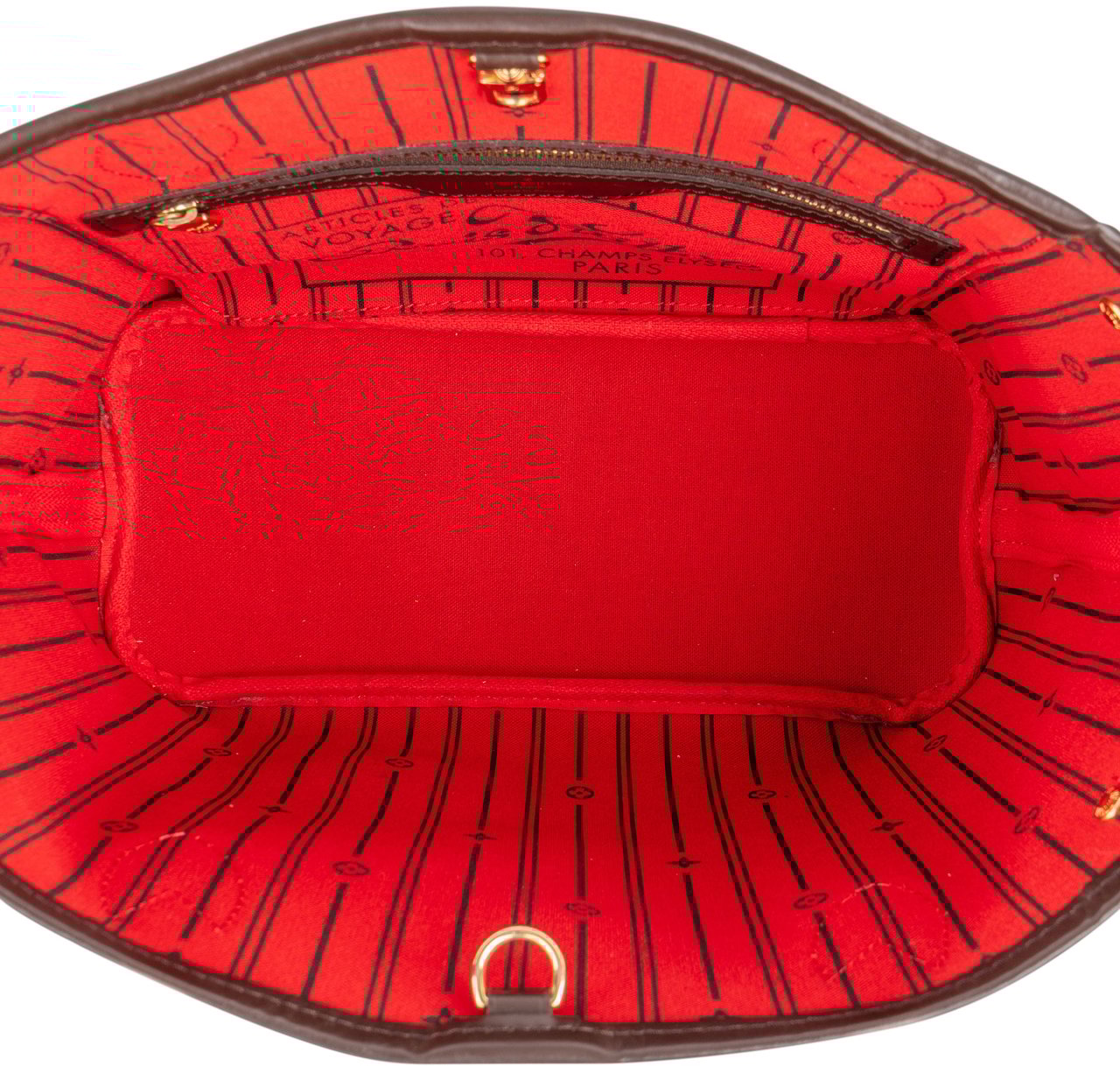 Louis Vuitton Louis Vuitton Damier Ebene Monogram Neverfull PM Handbag Bruin