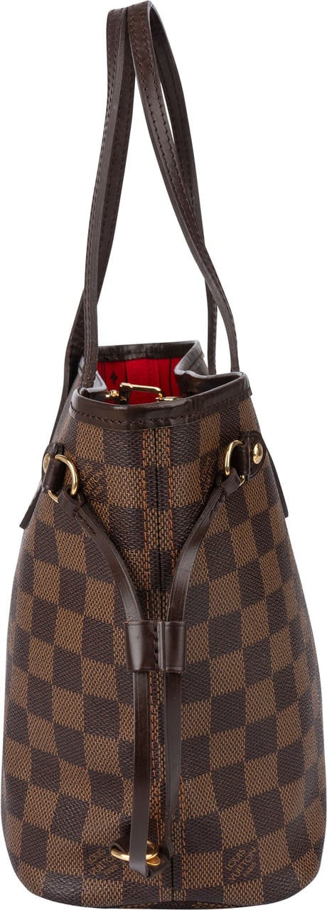 Louis Vuitton Louis Vuitton Damier Ebene Monogram Neverfull PM Handbag Bruin