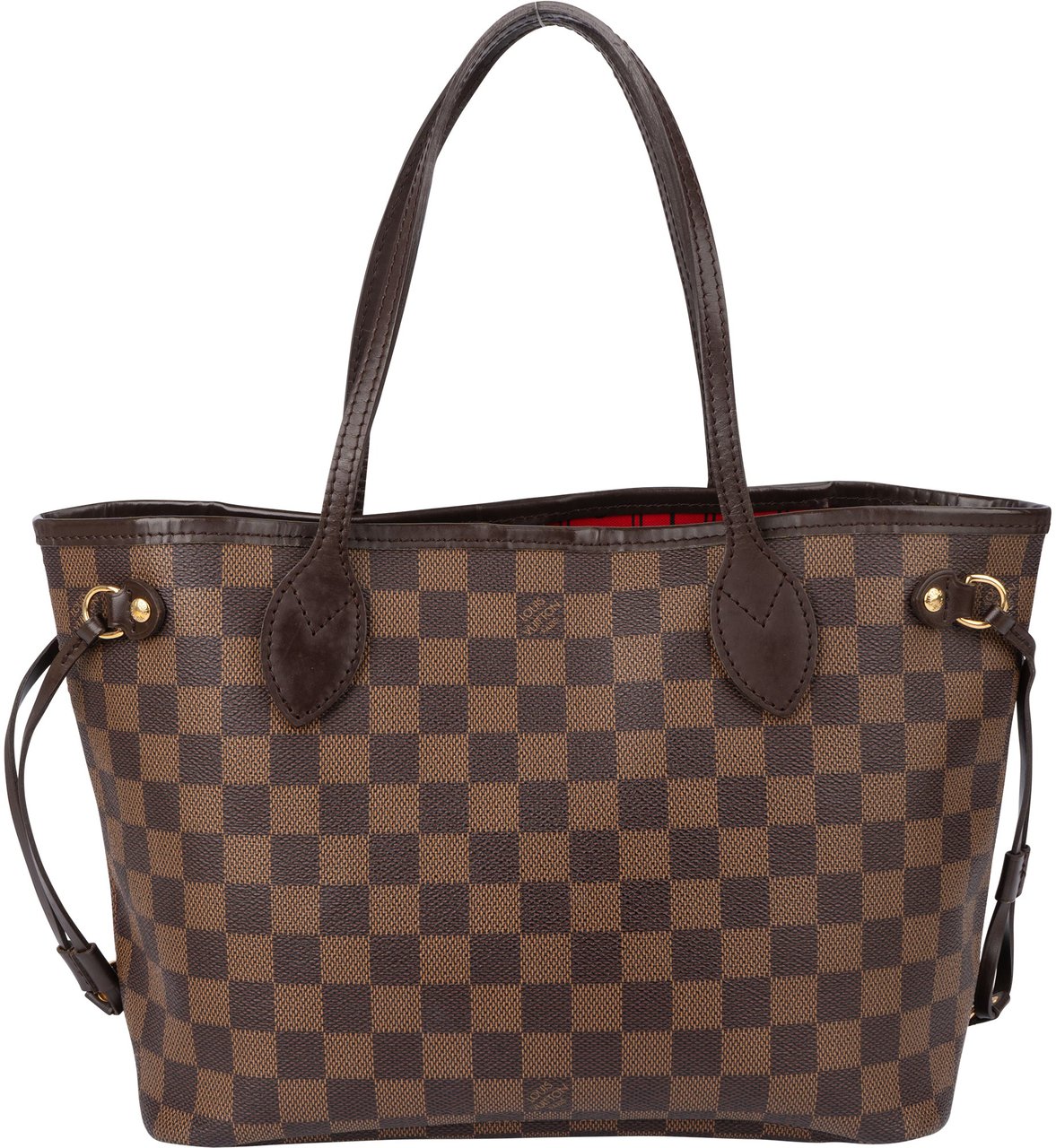 Louis Vuitton Louis Vuitton Damier Ebene Monogram Neverfull PM Handbag Bruin