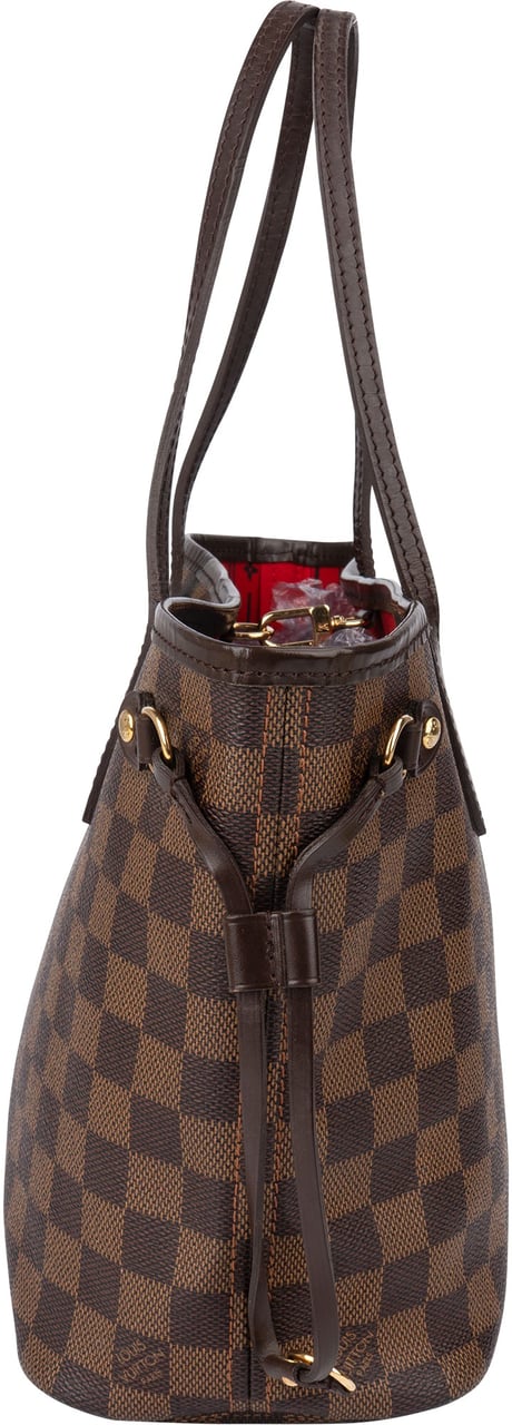 Louis Vuitton Louis Vuitton Damier Ebene Monogram Neverfull PM Handbag Bruin