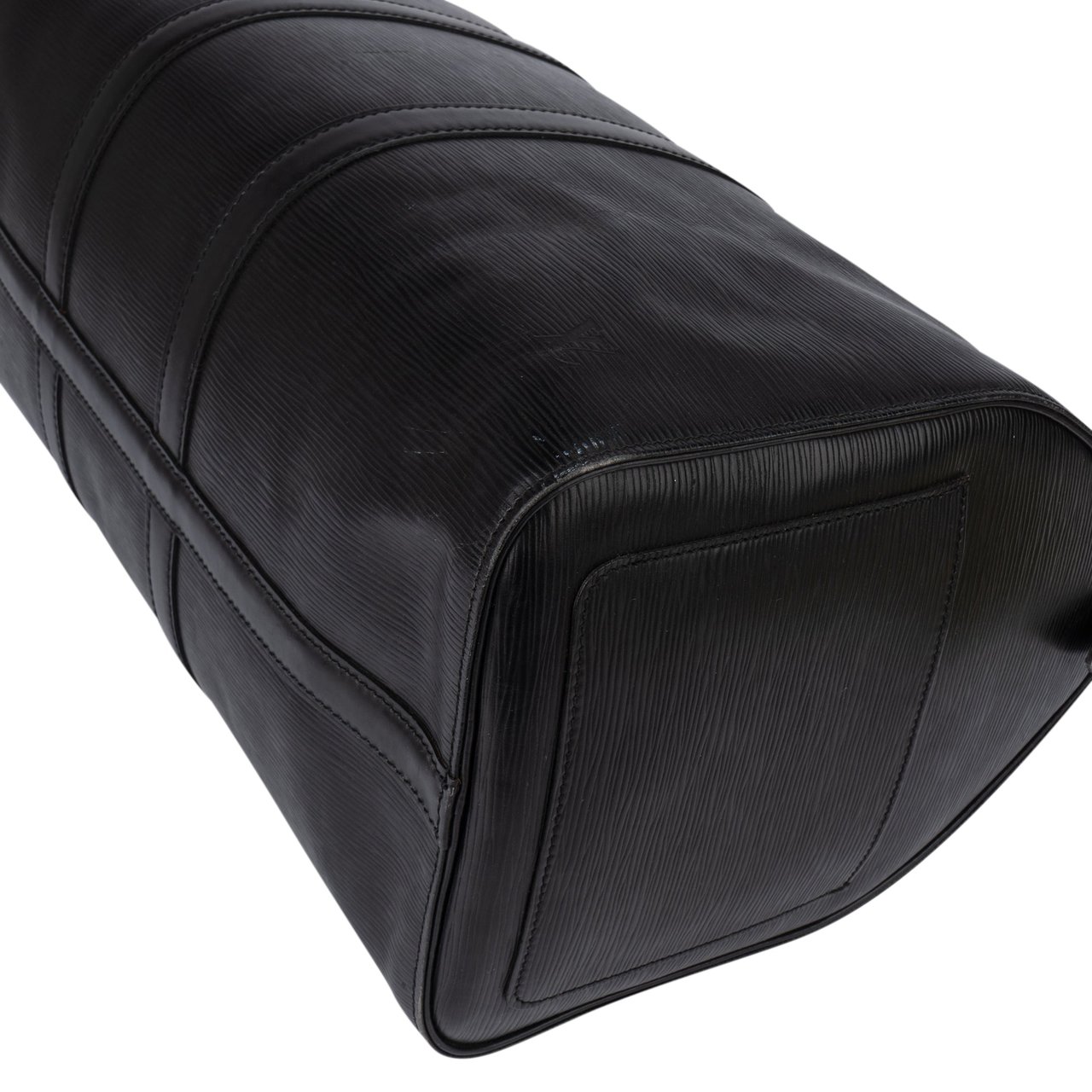 Louis Vuitton Louis Vuitton Noir Epi Leather Keepall 45 Zwart