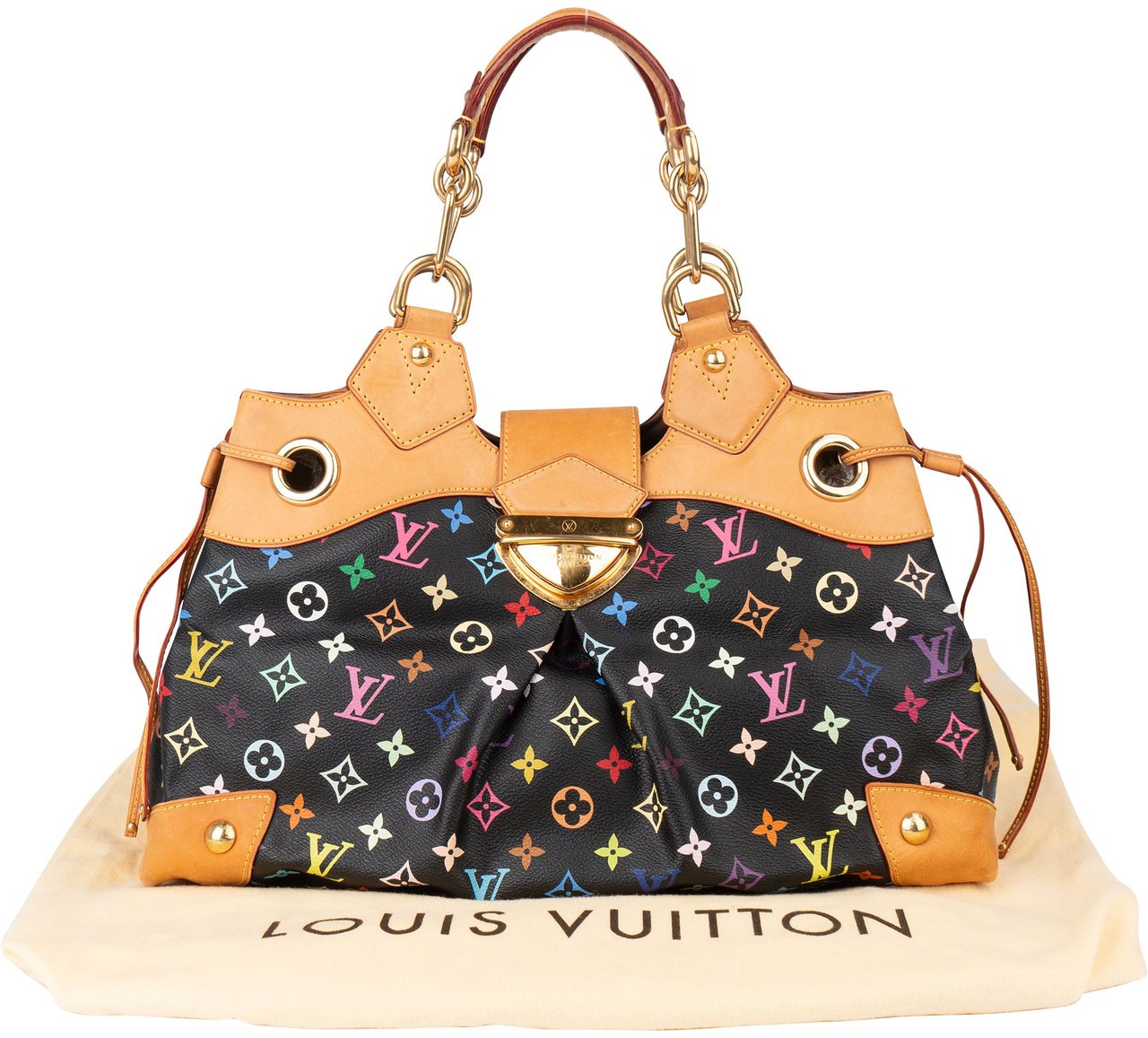 Louis Vuitton Louis Vuitton Murakami Multicolor Ursula Handbag Zwart