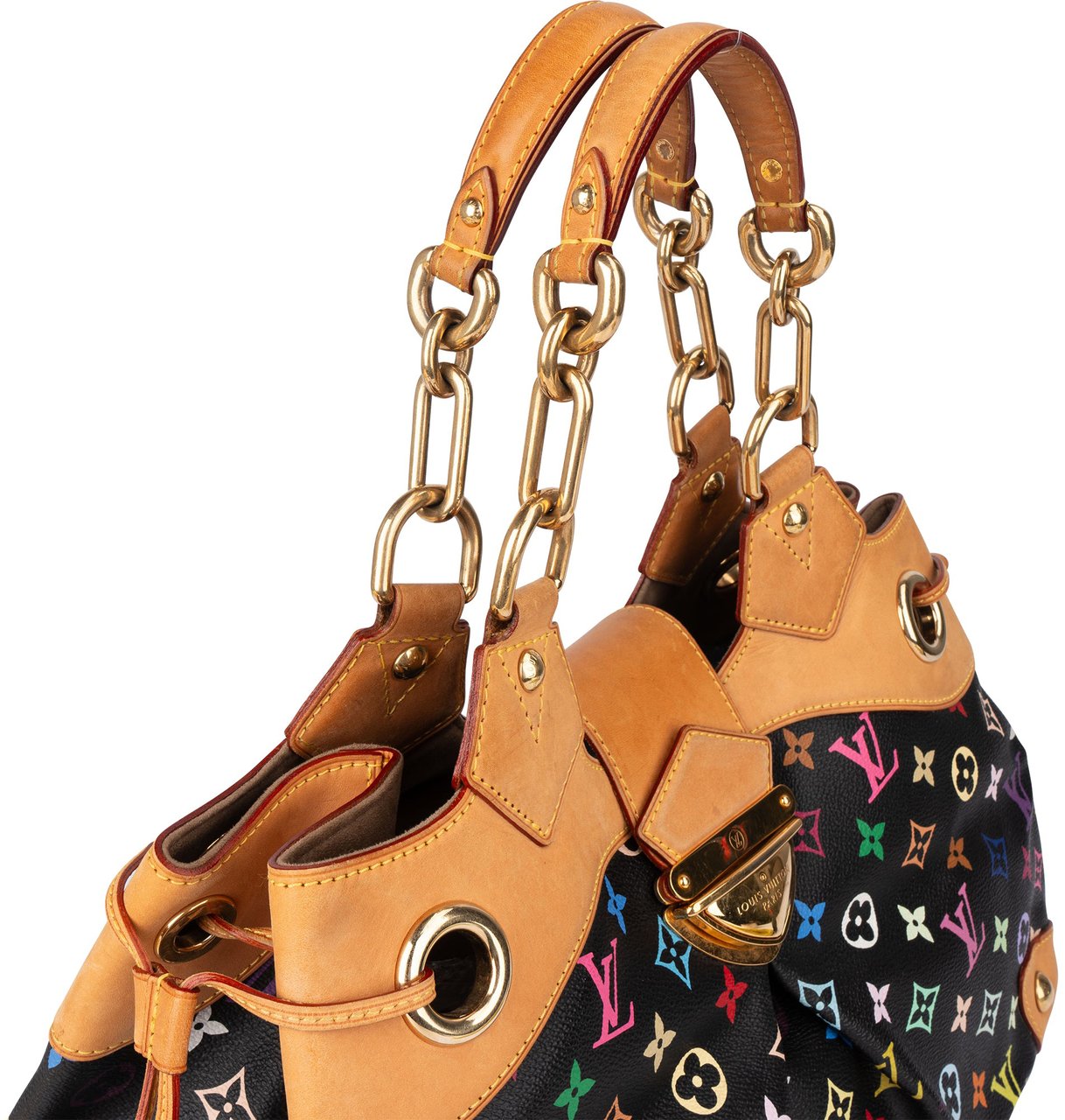 Louis Vuitton Louis Vuitton Murakami Multicolor Ursula Handbag Zwart