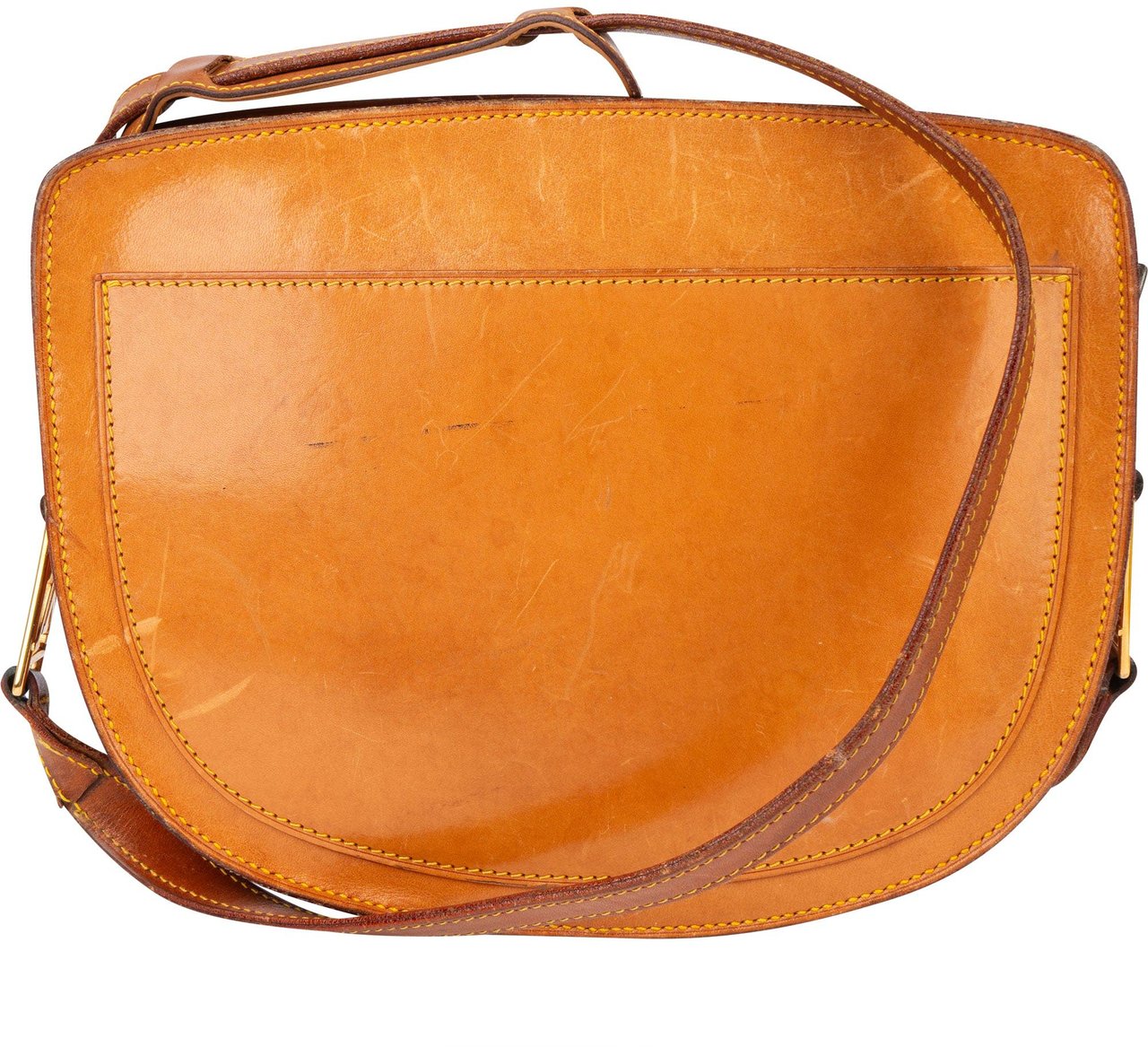 Louis Vuitton Louis Vuitton Rare Nomade Leather Jeune Fille GM Crossbody Bag Bruin