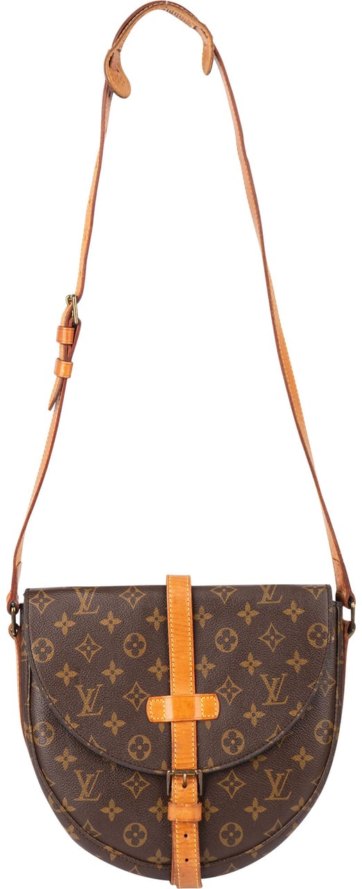 Louis Vuitton Louis Vuitton Canvas Monogram Chantilly GM Crossbody Bag Bruin