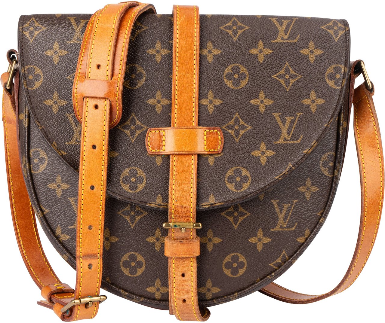 Louis Vuitton Louis Vuitton Canvas Monogram Chantilly GM Crossbody Bag Bruin