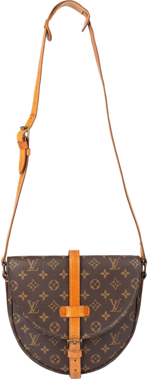 Louis Vuitton Louis Vuitton Canvas Monogram Chantilly GM Crossbody Bag Bruin