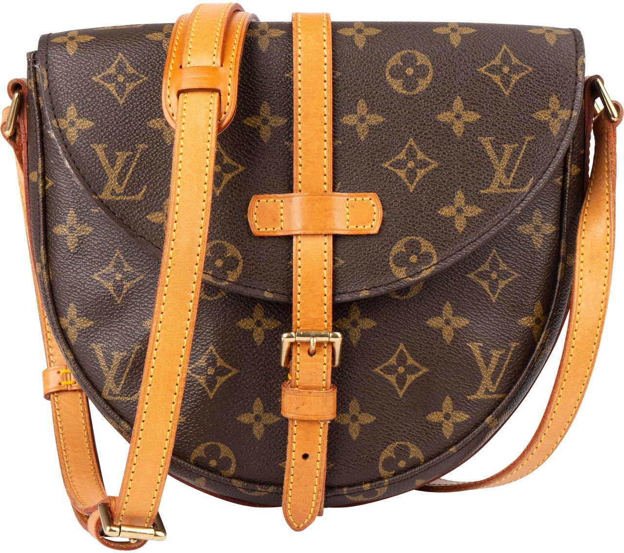 Louis Vuitton Louis Vuitton Canvas Monogram Chantilly MM Crossbody Bag Bruin