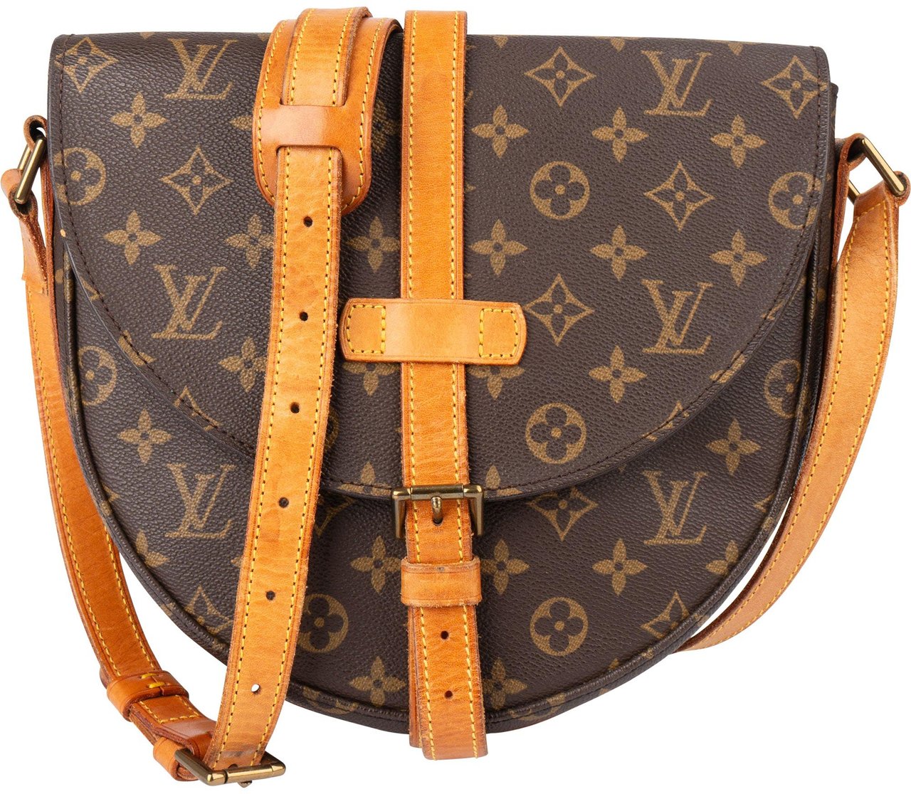 Louis Vuitton Louis Vuitton Canvas Monogram Chantilly GM Crossbody Bag Bruin