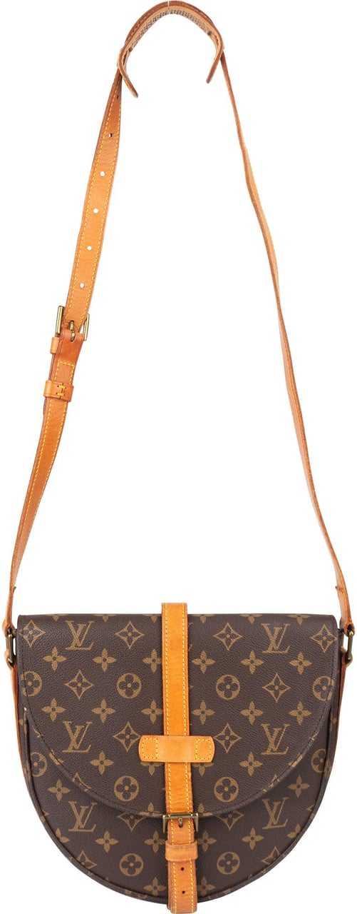 Louis Vuitton Louis Vuitton Canvas Monogram Chantilly GM Crossbody Bag Bruin