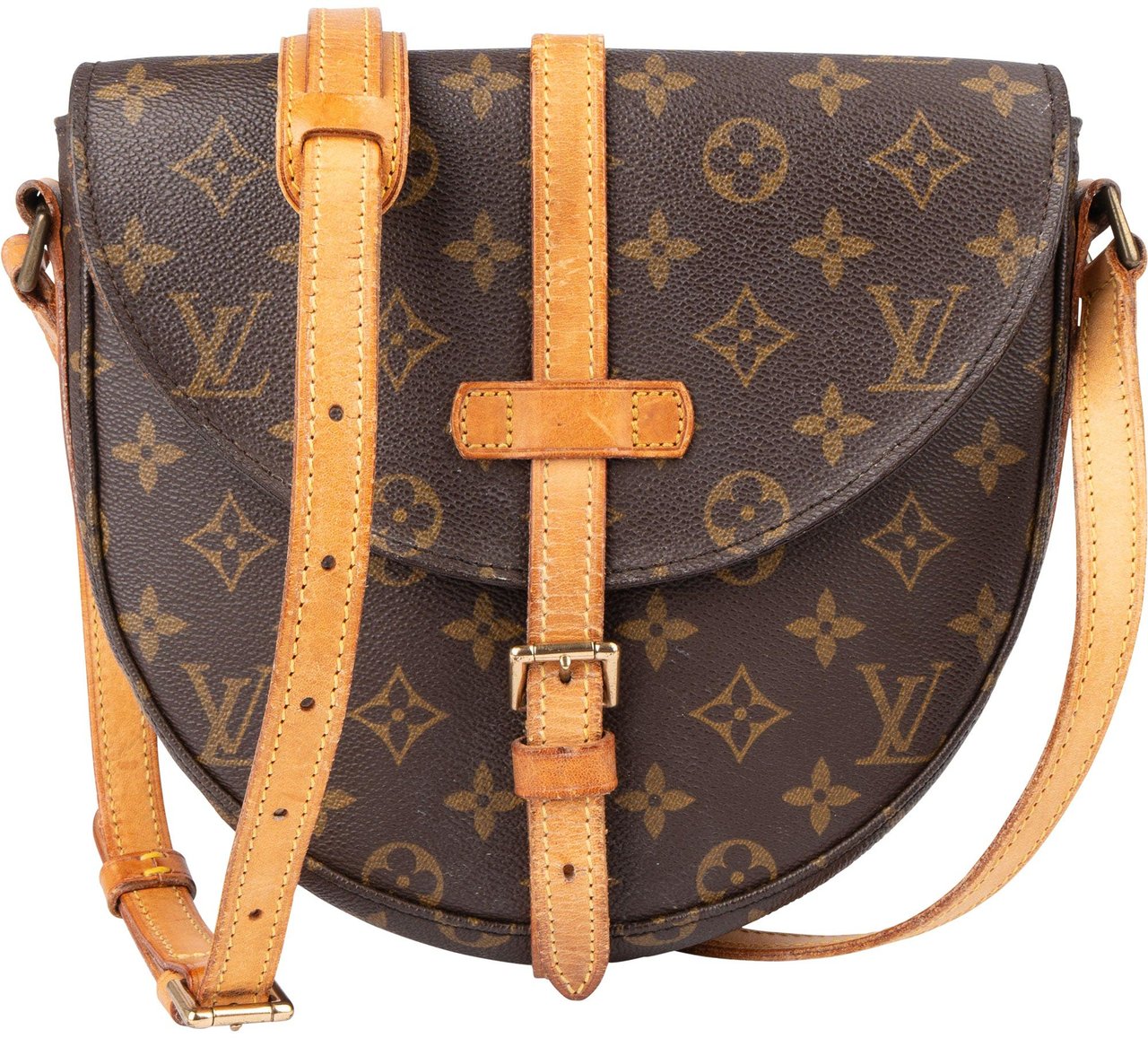 Louis Vuitton Louis Vuitton Canvas Monogram Chantilly MM Crossbody Bag Bruin