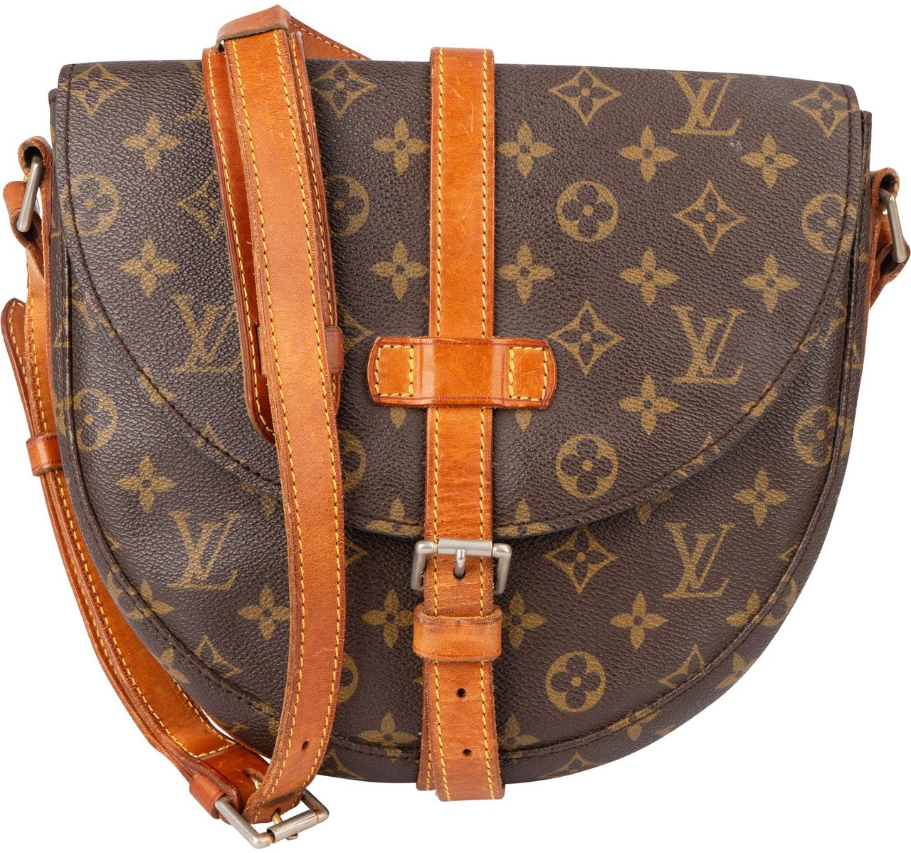 Louis Vuitton Louis Vuitton Canvas Monogram Chantilly GM Crossbody Bag Bruin