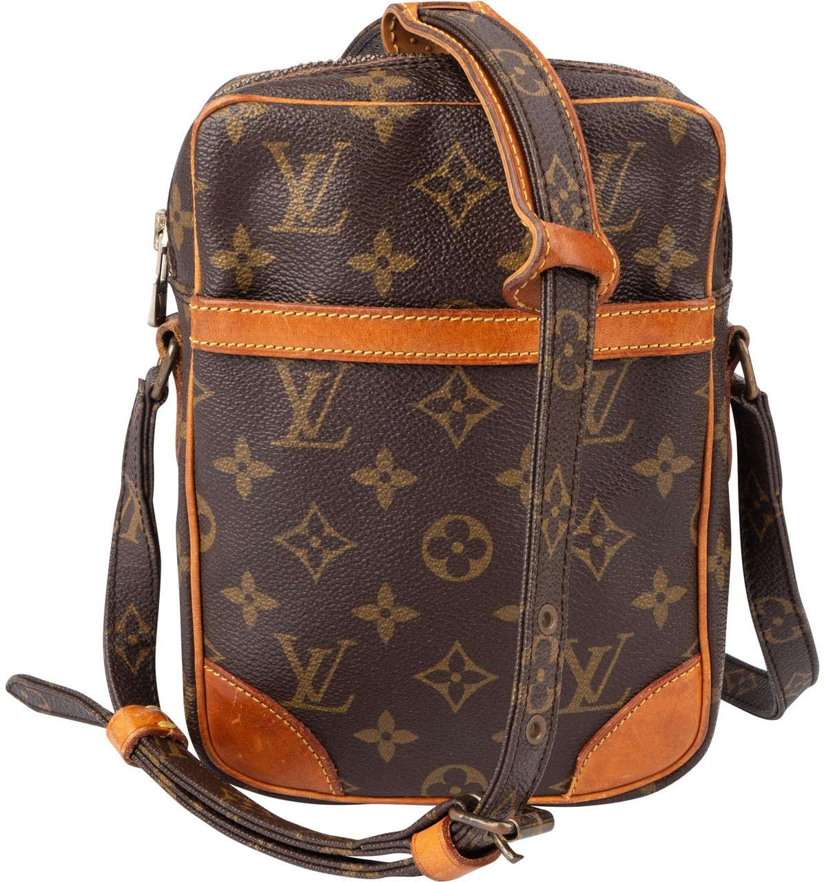 Louis Vuitton Louis Vuitton Canvas Monogram Danube Crossbody Bag Bruin