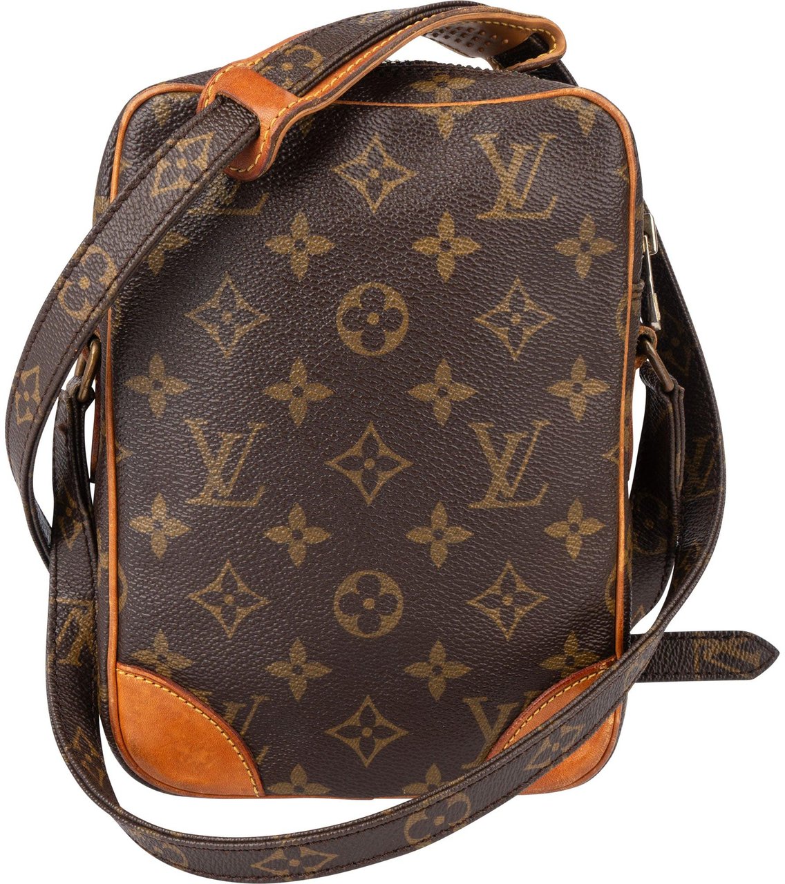 Louis Vuitton Louis Vuitton Canvas Monogram Danube Crossbody Bag Bruin