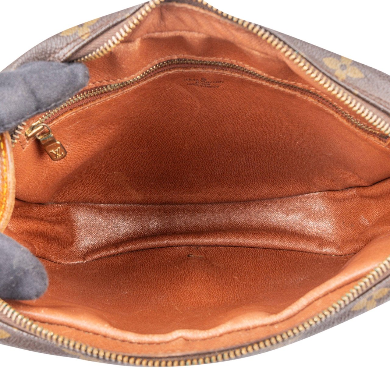 Louis Vuitton Louis Vuitton Canvas Monogram Jeune Fille GM Crossbody Bag Bruin