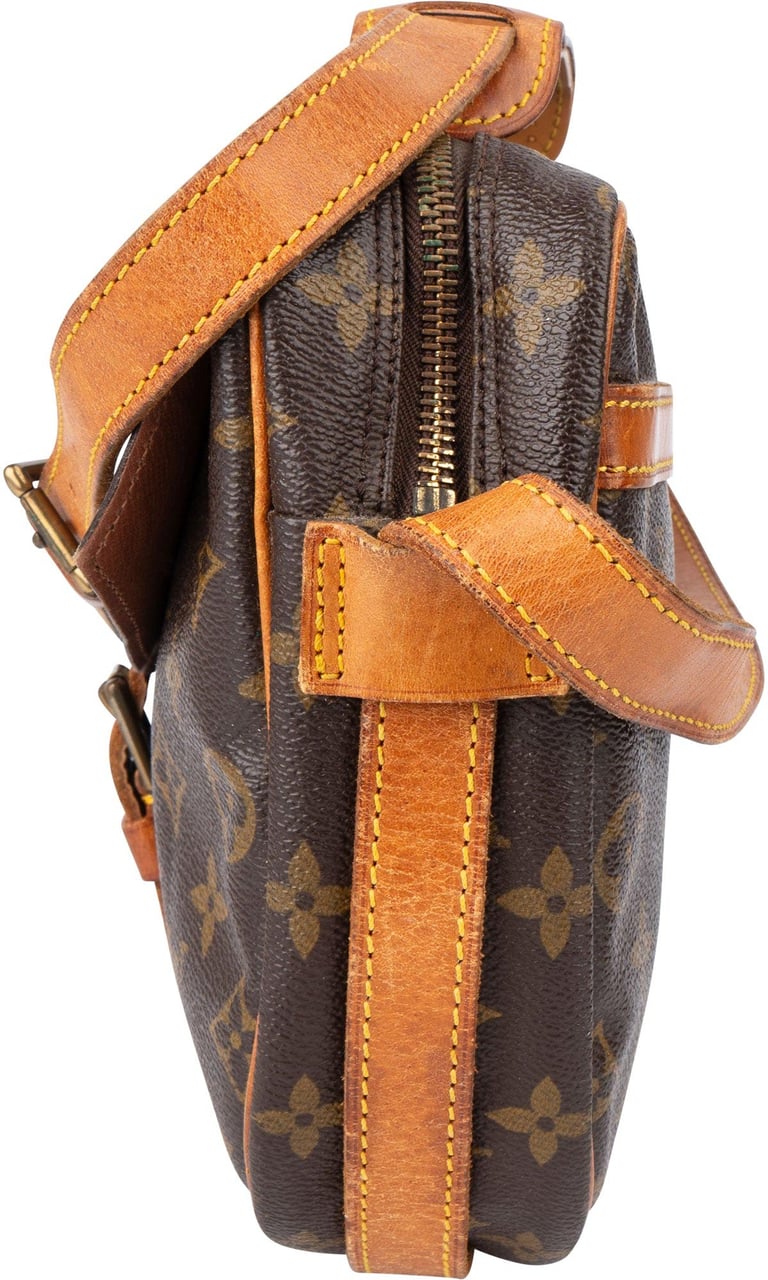 Louis Vuitton Louis Vuitton Canvas Monogram Jeune Fille GM Crossbody Bag Bruin