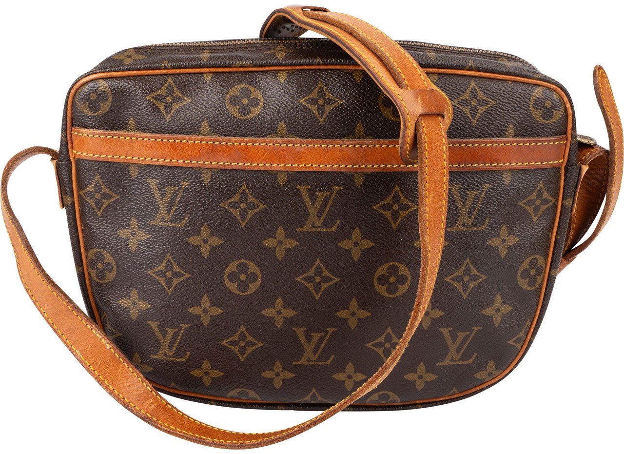 Louis Vuitton Louis Vuitton Canvas Monogram Jeune Fille GM Crossbody Bag Bruin