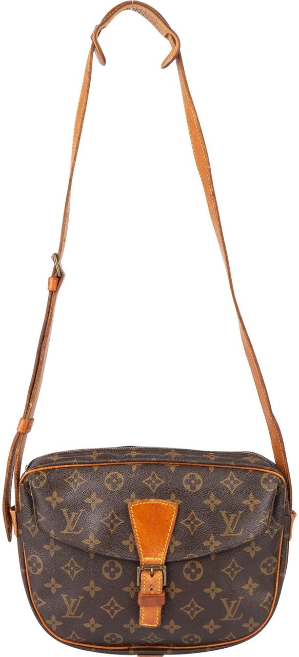 Louis Vuitton Louis Vuitton Canvas Monogram Jeune Fille GM Crossbody Bag Bruin