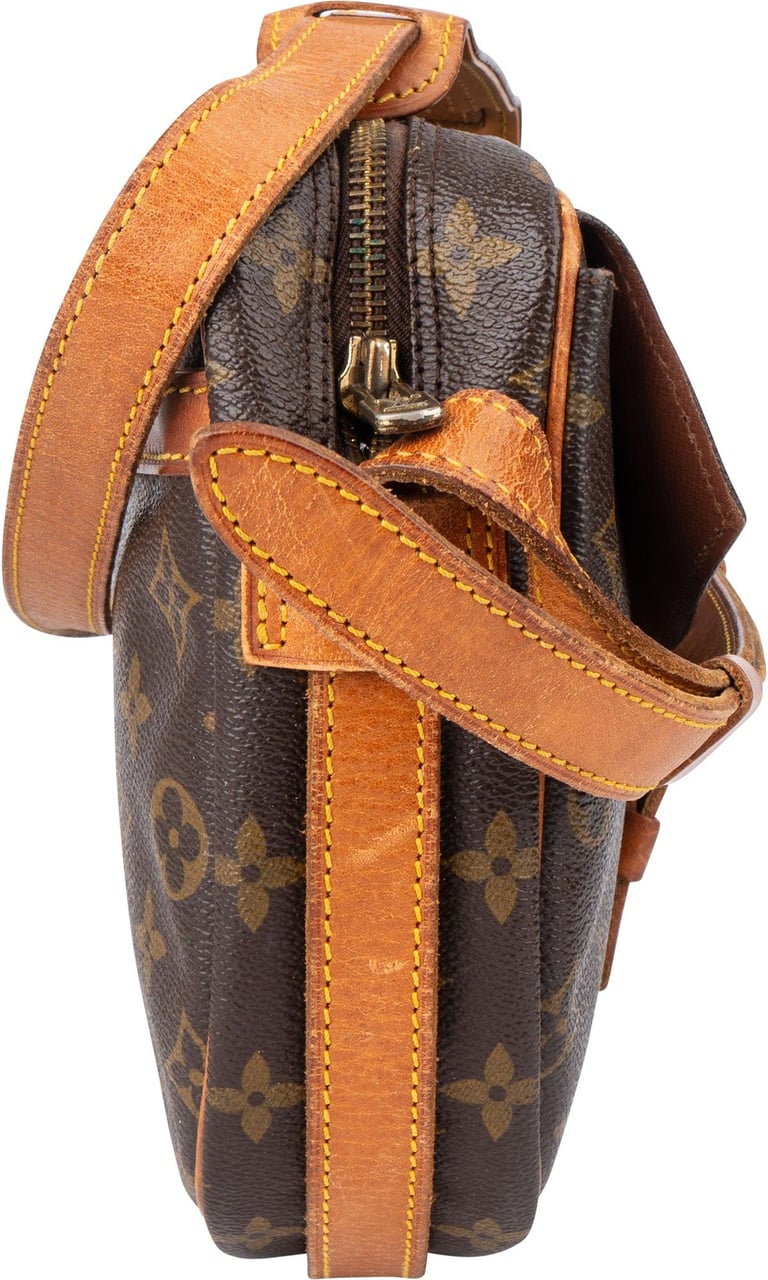 Louis Vuitton Louis Vuitton Canvas Monogram Jeune Fille GM Crossbody Bag Bruin