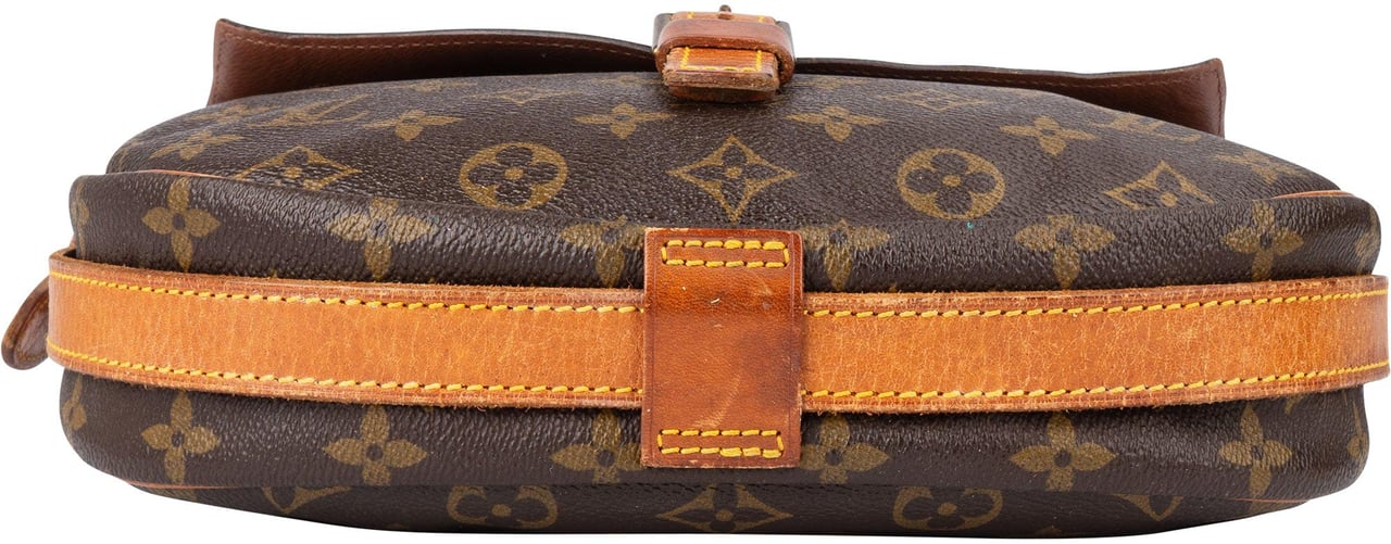 Louis Vuitton Louis Vuitton Canvas Monogram Jeune Fille GM Crossbody Bag Bruin