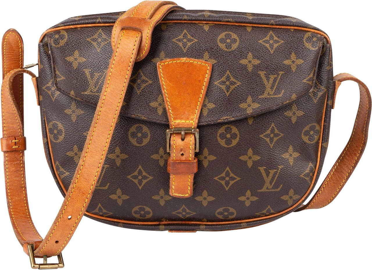 Louis Vuitton Louis Vuitton Canvas Monogram Jeune Fille GM Crossbody Bag Bruin