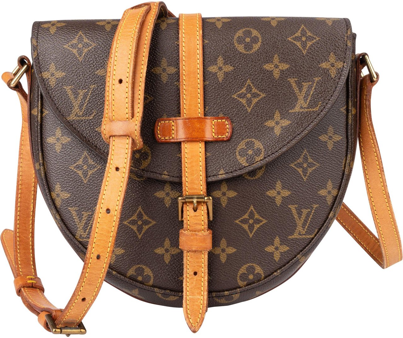 Louis Vuitton Louis Vuitton Canvas Monogram Chantilly MM Crossbody Bag Bruin