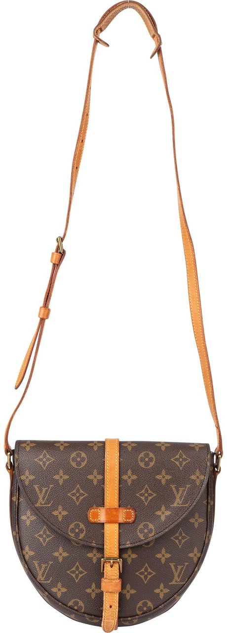 Louis Vuitton Louis Vuitton Canvas Monogram Chantilly MM Crossbody Bag Bruin