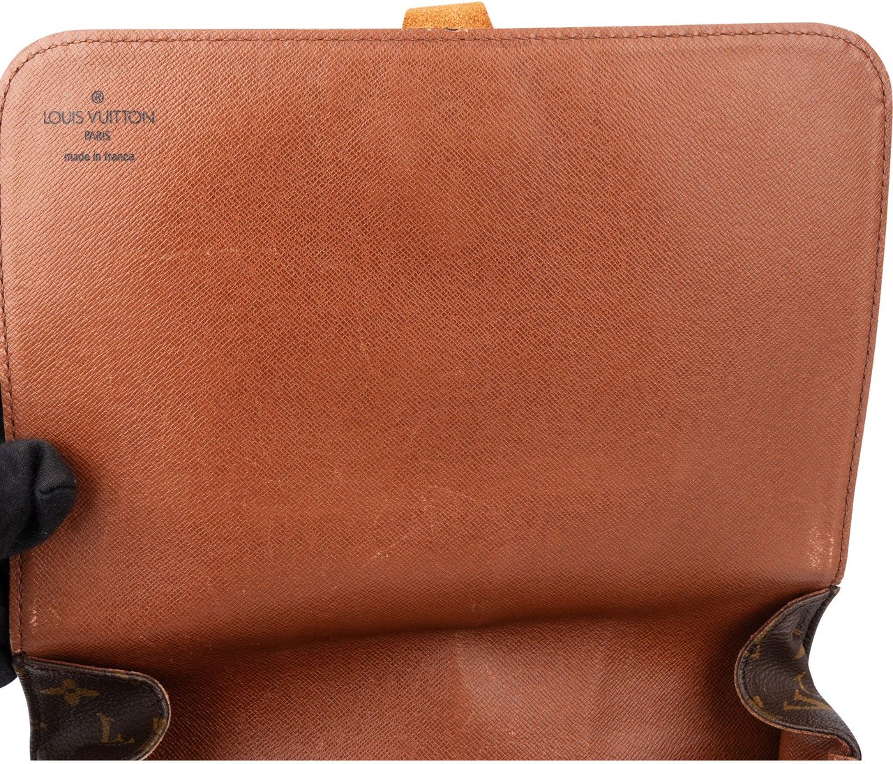 Louis Vuitton Louis Vuitton Canvas Monogram Cartouchiere MM Crossbody Bag Bruin