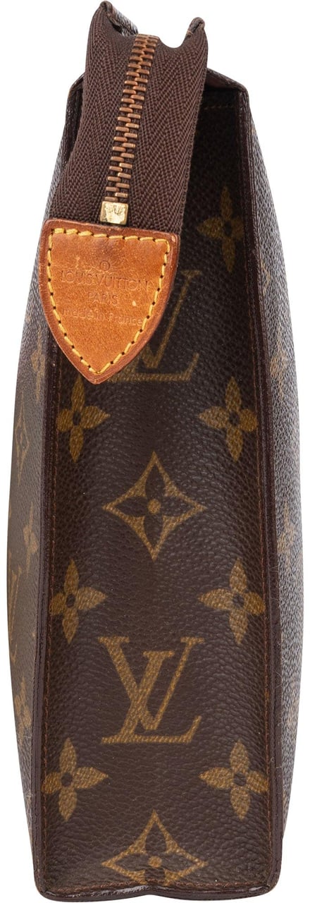Louis Vuitton Louis Vuitton Canvas Monogram Poche Toilette 25 Clutch Bruin