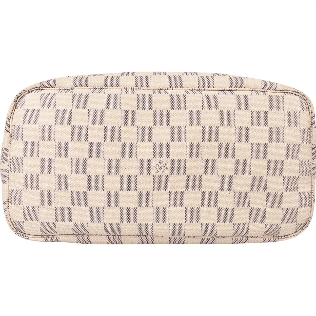 Louis Vuitton Louis Vuitton Damier Azur Monogram Neverfull MM Shopper Handbag Wit