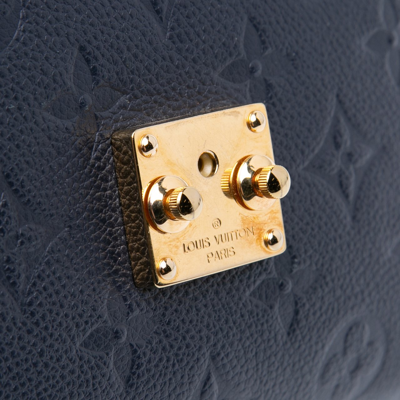 Louis Vuitton Monogram Empreinte Pochette Metis Blauw
